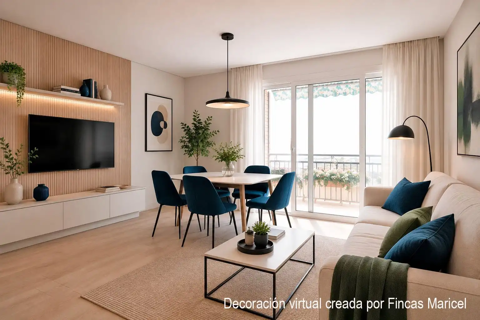 Sala de estar de Ático en venta en Sitges con Calefacción y Terraza