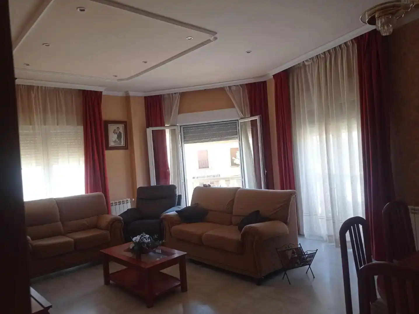 Sala de estar de Casa o chalet en venta en Herencia con Aire acondicionado y Balcón