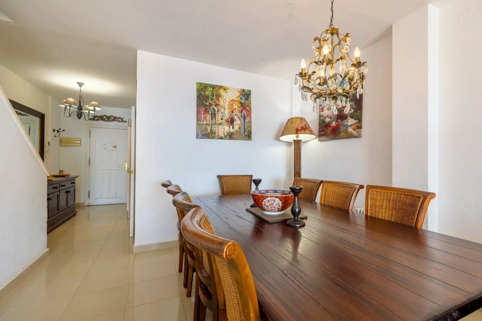 Comedor de Casa o chalet en venta en Estepona con Aire acondicionado, Terraza y Piscina comunitaria
