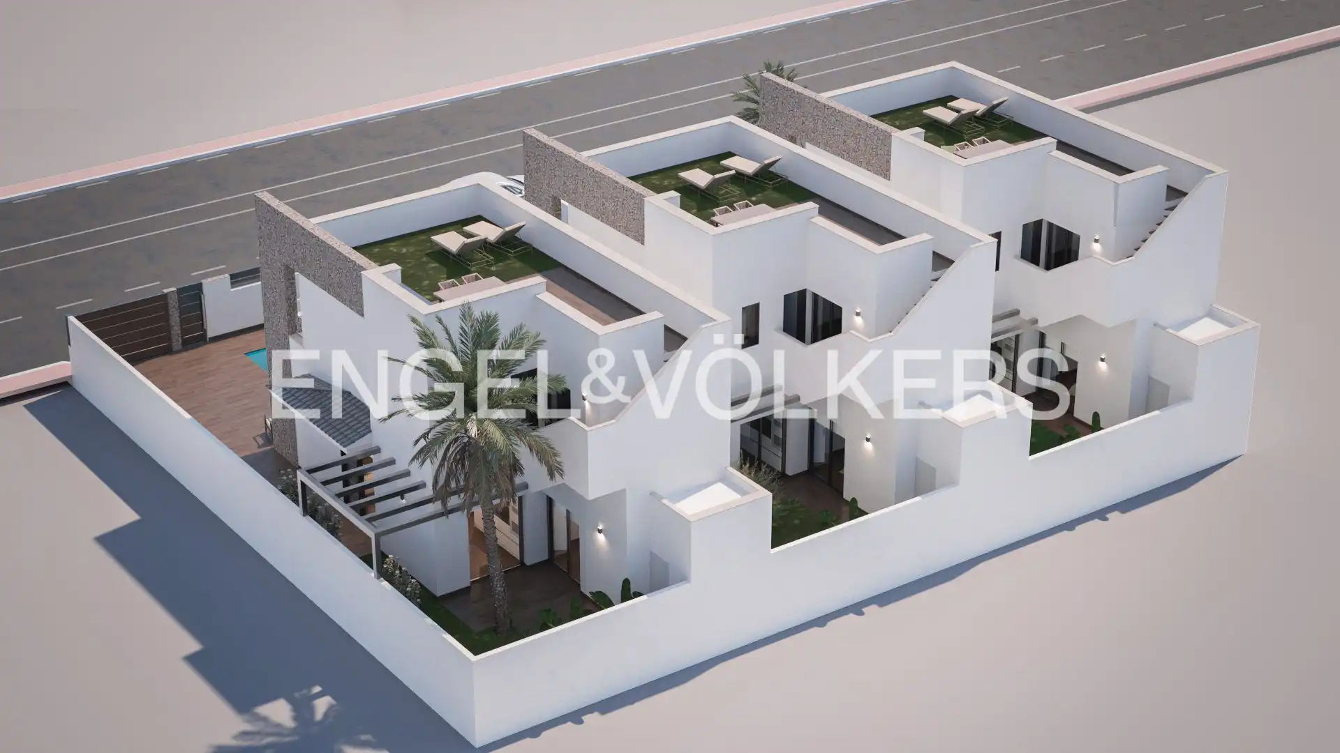Haus oder Chalet zum Verkauf in San Pedro del Pinatar mit Klimaanlage, Heizung und Privatgarten