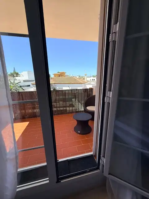 Balcony of Detached homes for rent in Chiclana de la Frontera  with Air Conditioner, Furnished and Oven