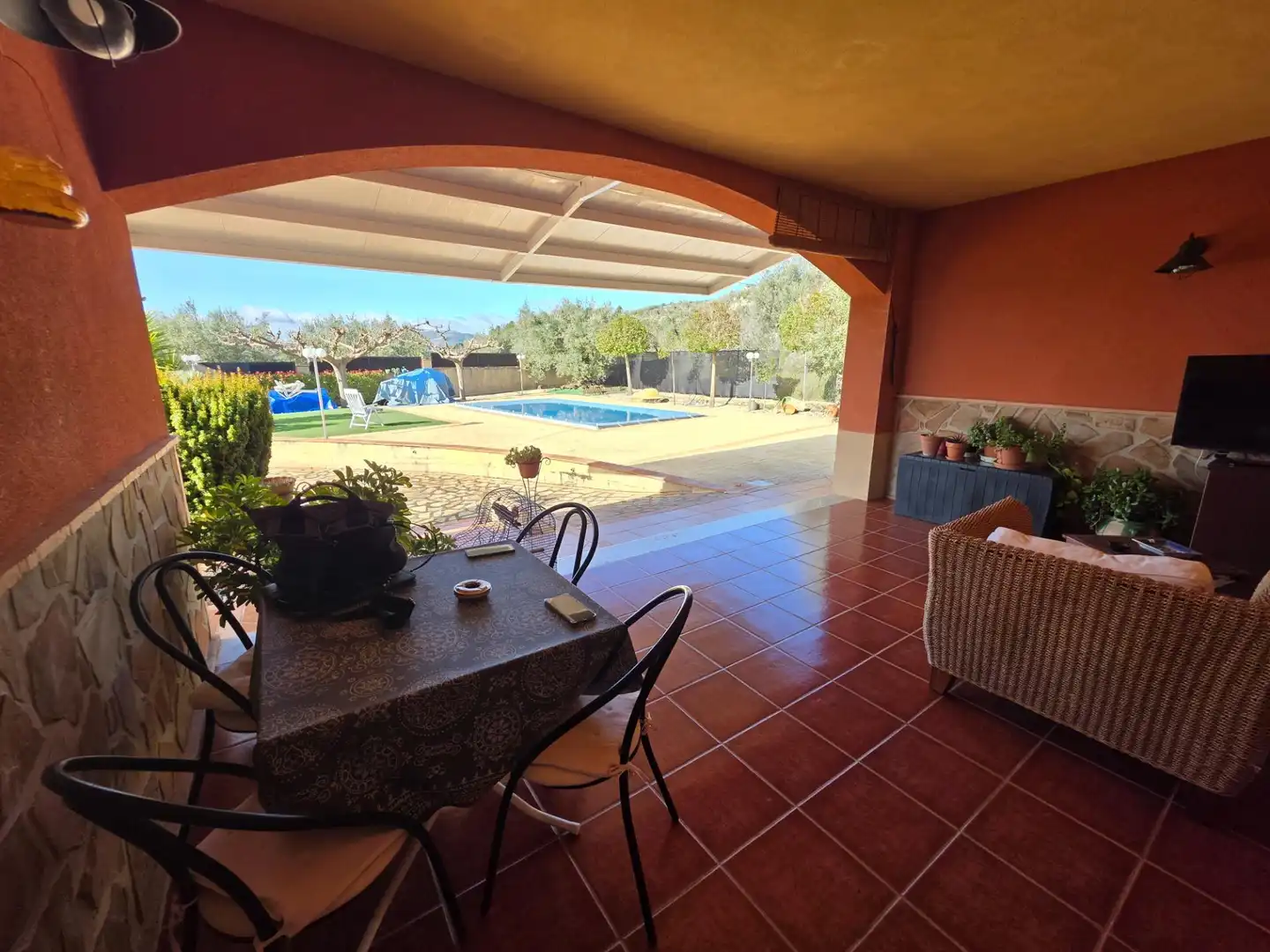 Terraza de Casa o chalet en venta en Gorga con Terraza y Piscina