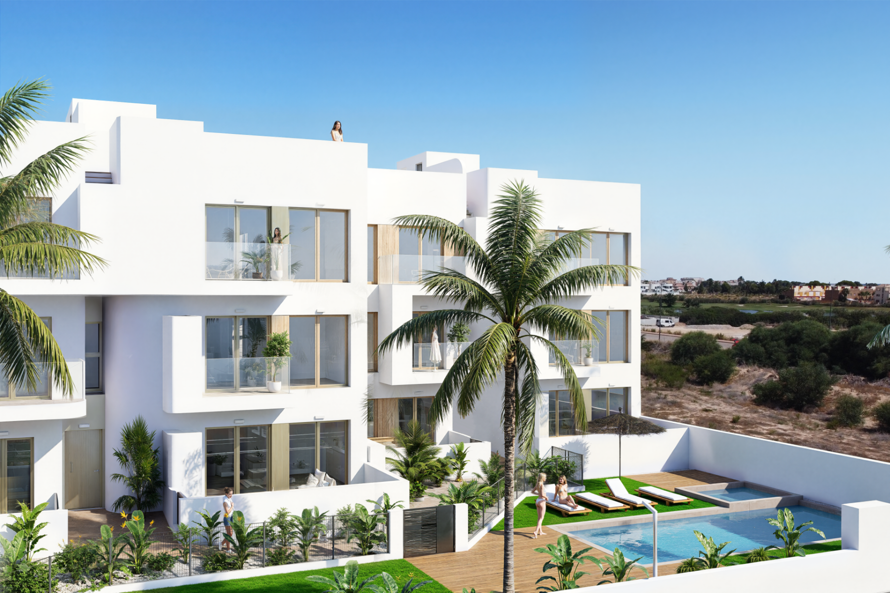 Vista exterior de Apartament en venda en Cartagena amb Terrassa, Traster i Piscina