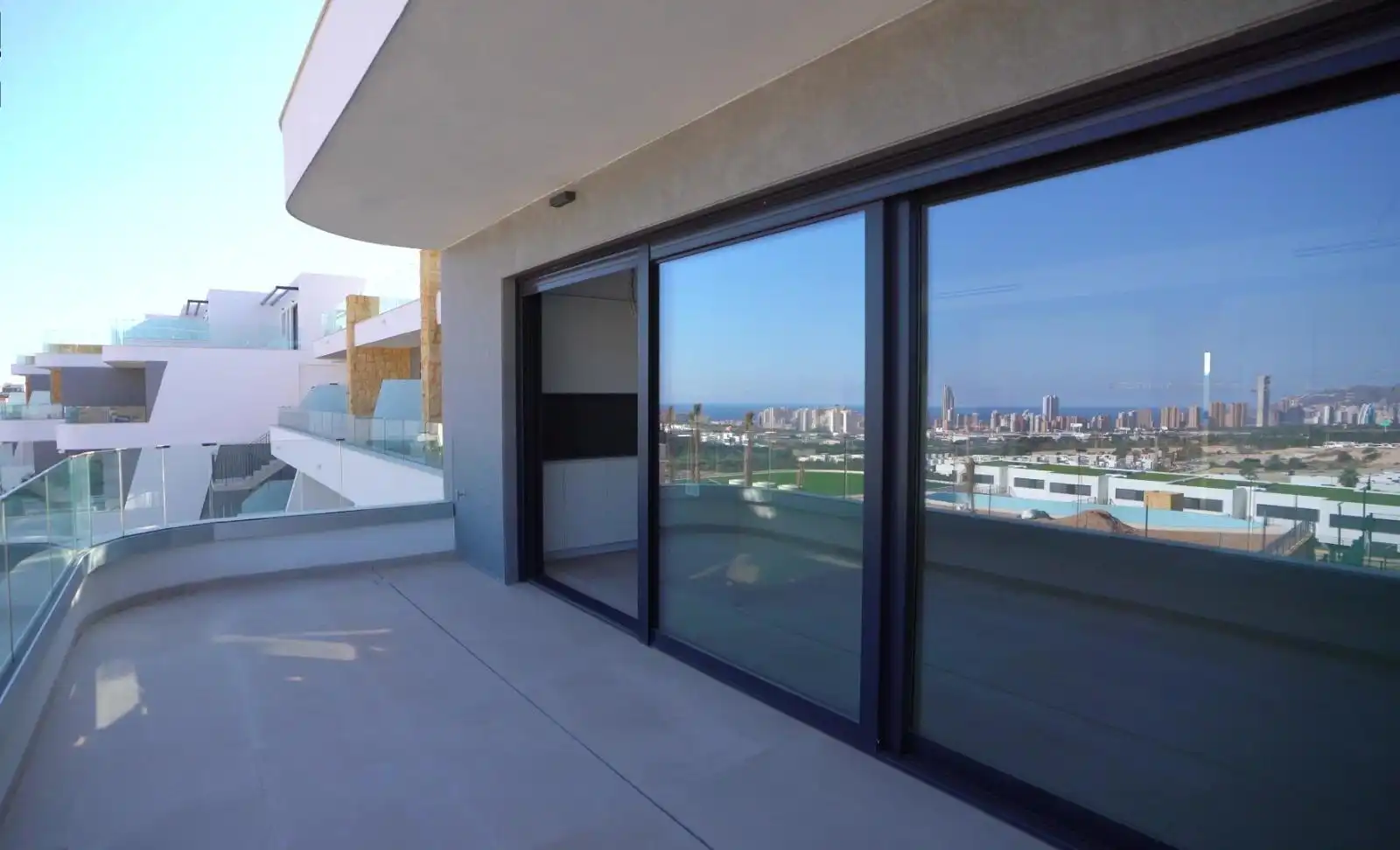 Terrace of Houses for sale in Finestrat  with Air Conditioner, Terrace and Swimming Pool