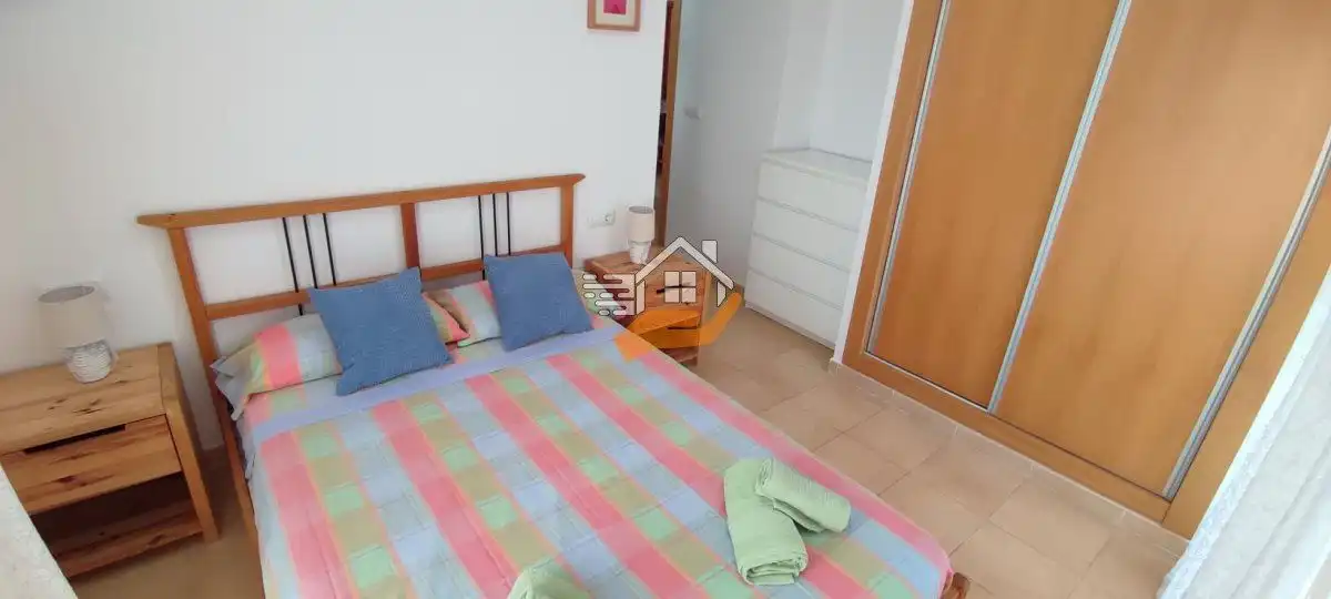 Bedroom of Flat for sale in La Manga del Mar Menor  with Air Conditioner, Balcony and Community pool
