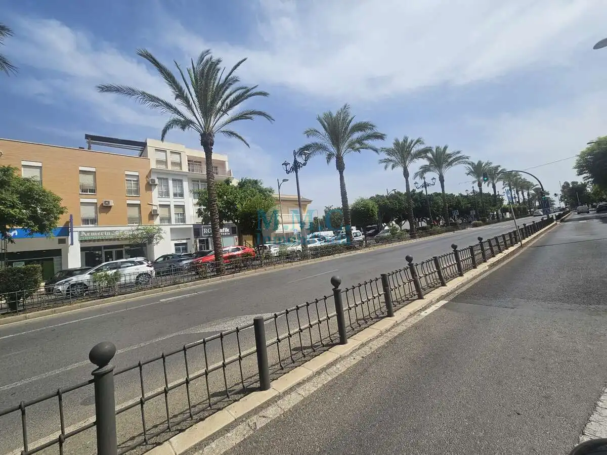 Vista exterior de Piso en venta en Roquetas de Mar con Terraza y Amueblado