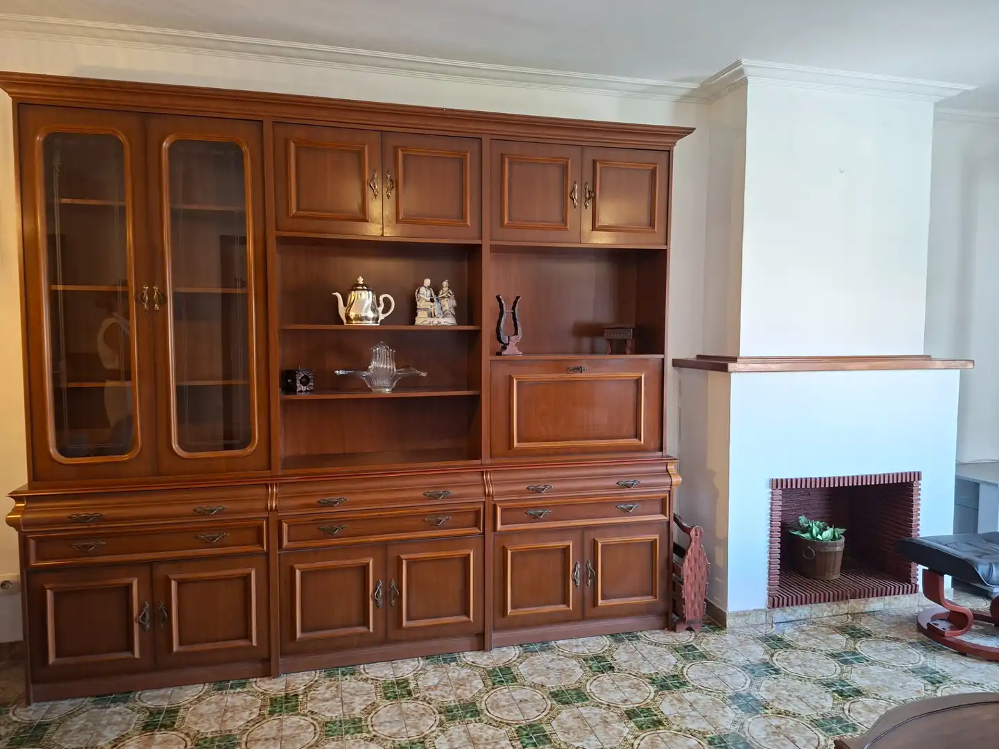 Wohnzimmer von Wohnung zur Miete in Pineda de Mar mit Terrasse, Möbliert und Ofen