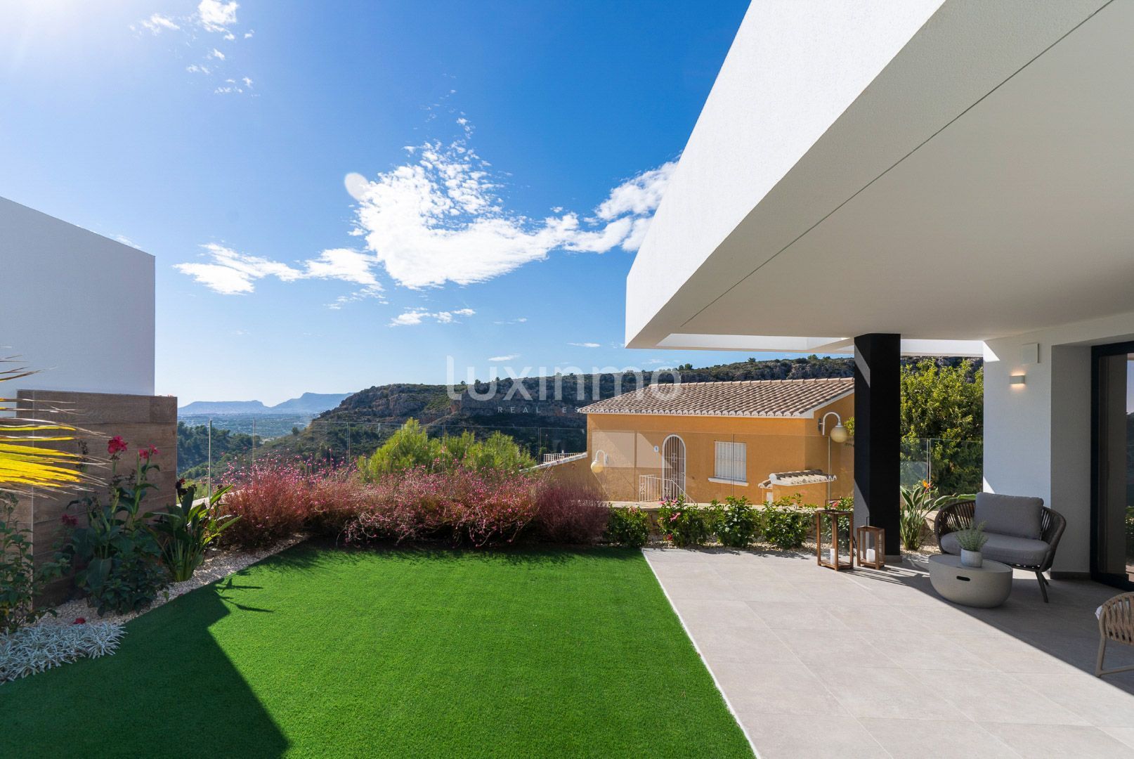 Terraza de Dúplex en venta en Benitachell / El Poble Nou de Benitatxell con Aire acondicionado, Calefacción y Jardín privado