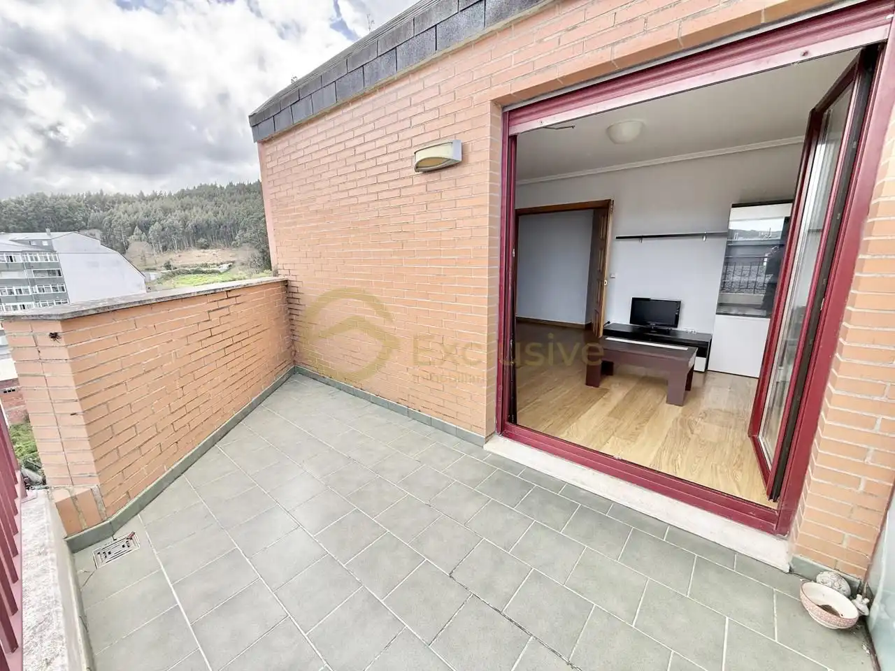 Terraza de Ático en venta en Viveiro con Calefacción, Parquet y Trastero