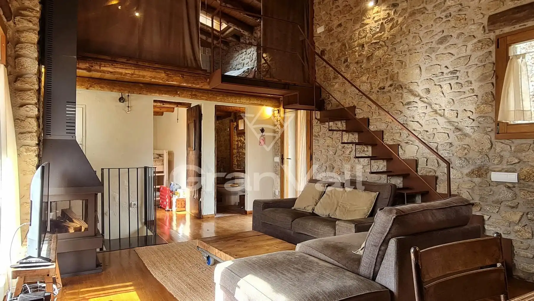 Sala de estar de Casa adosada en venta en Dorres con Calefacción, Jardín privado y Terraza