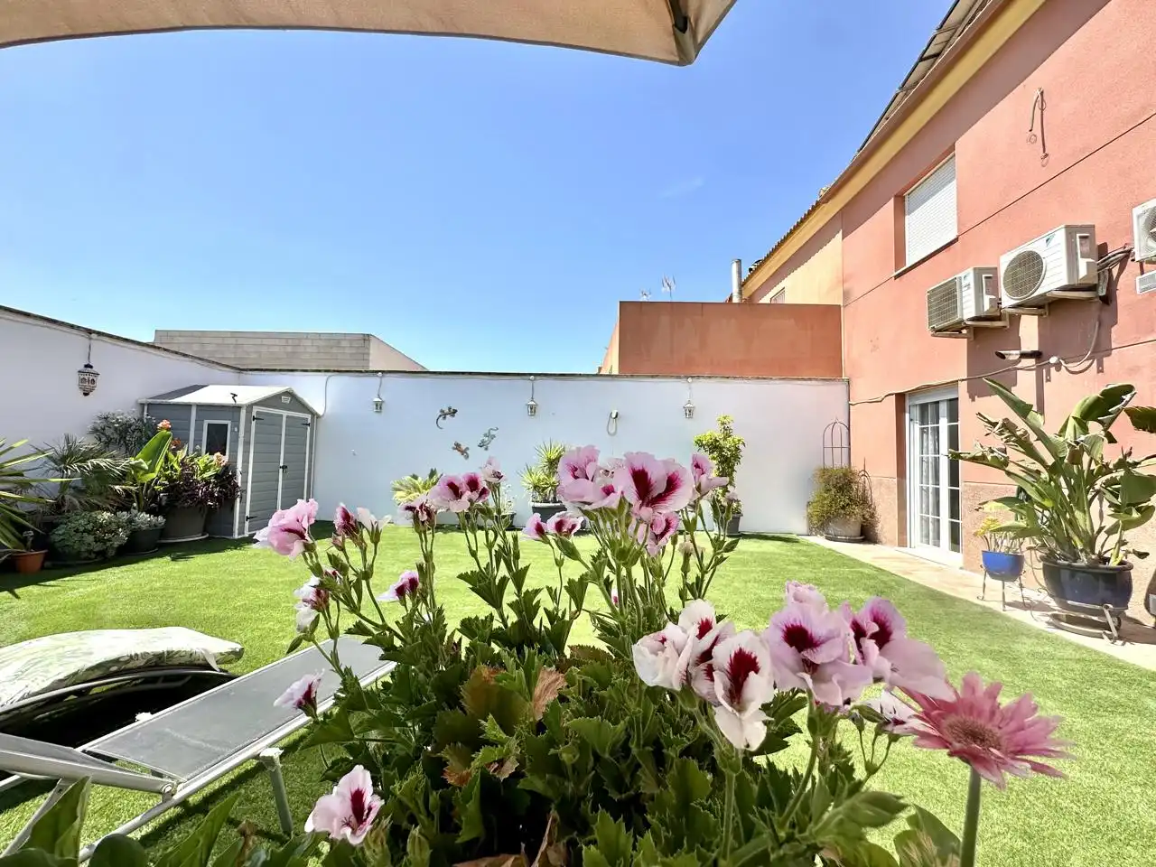 Jardín de Casa o chalet en venta en Fuente de Piedra con Aire acondicionado, Jardín privado y Terraza