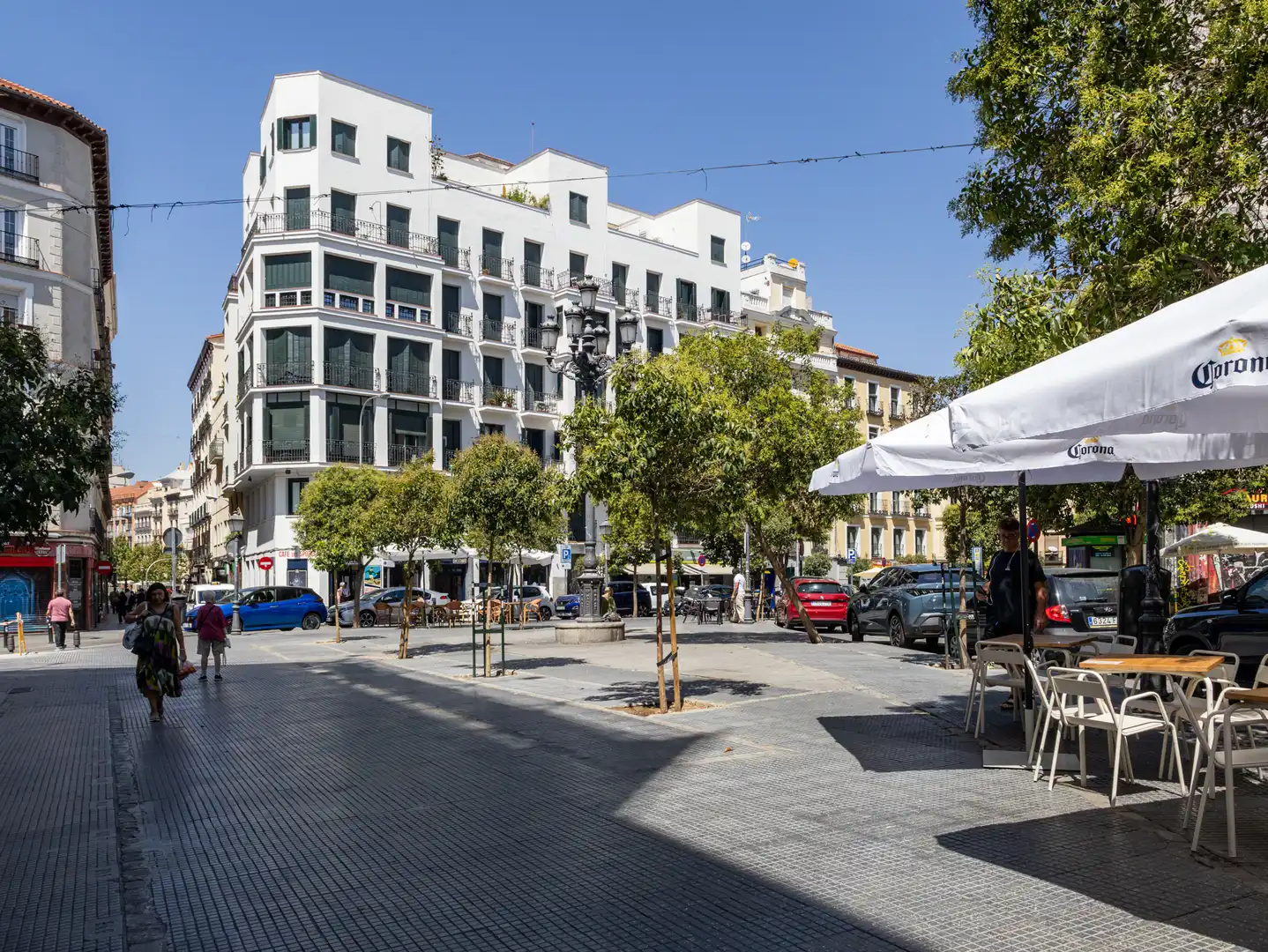 Vista exterior de Piso de alquiler en Madrid con Calefacción y Balcón