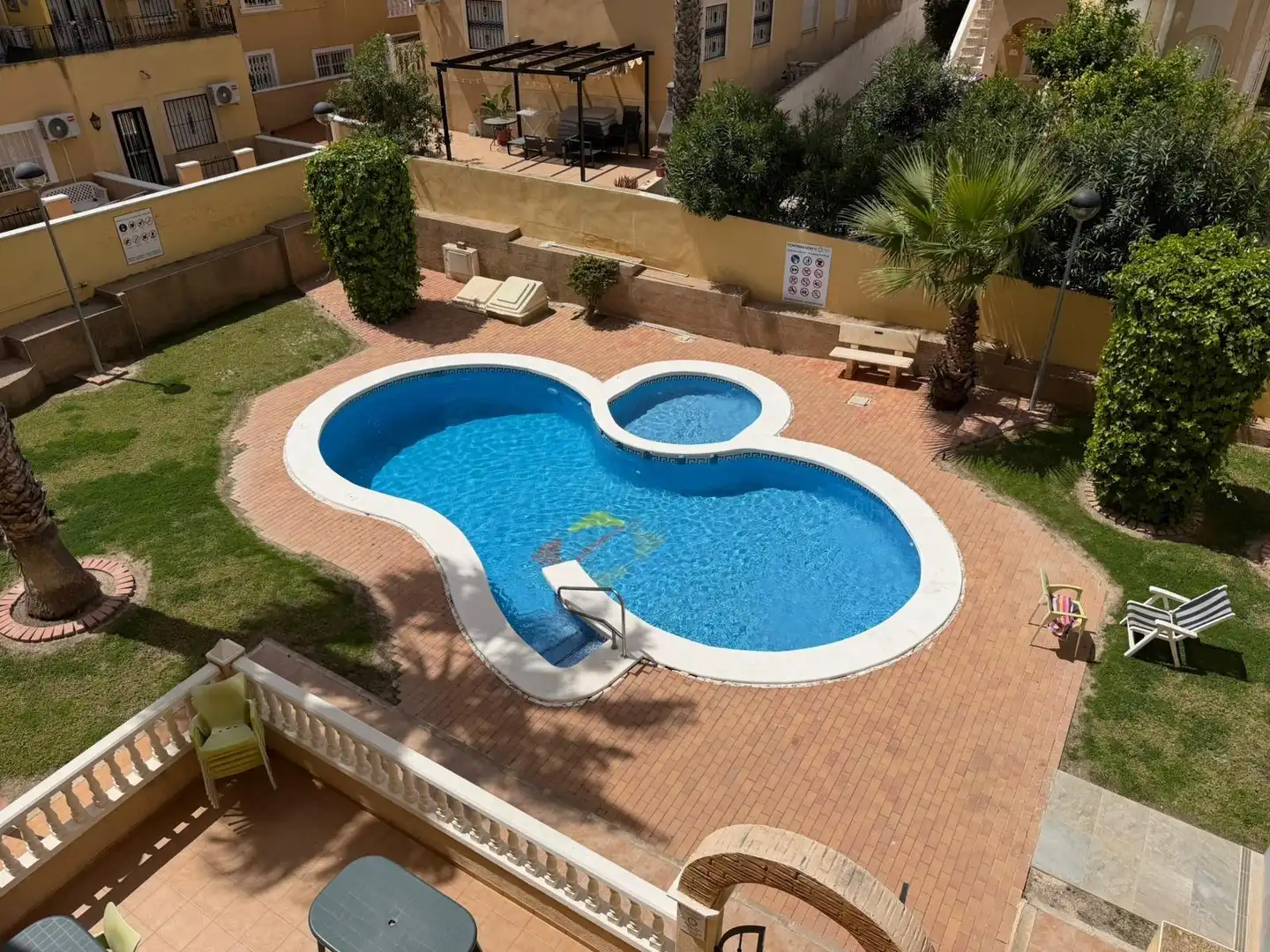 Swimming pool of Flat for sale in Orihuela  with Air Conditioner, Private garden and Terrace