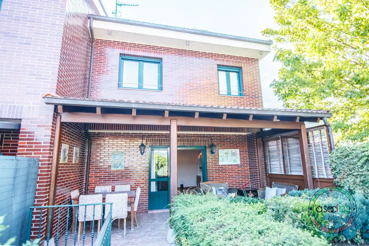 Terraza de Casa adosada en venta en Grado con Calefacción, Jardín privado y Parquet
