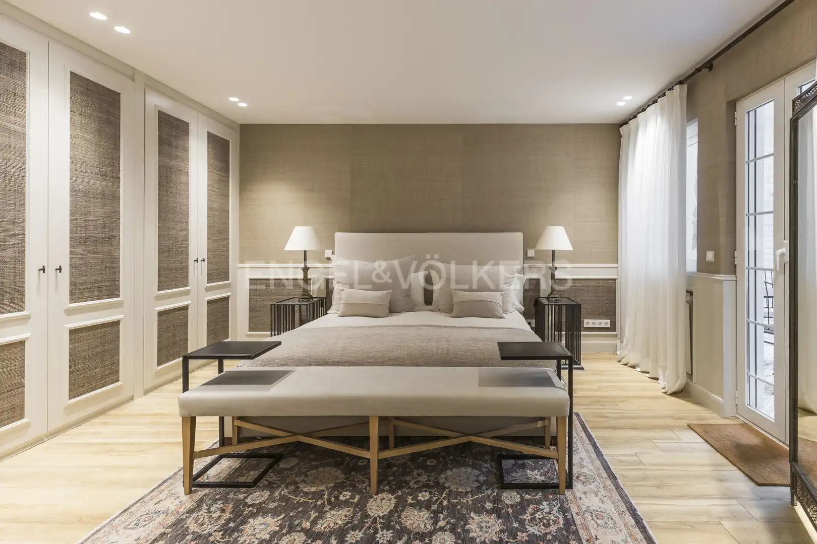 Bedroom of Flat for rent in Madrid  with Air Conditioner, Heating and Terrace