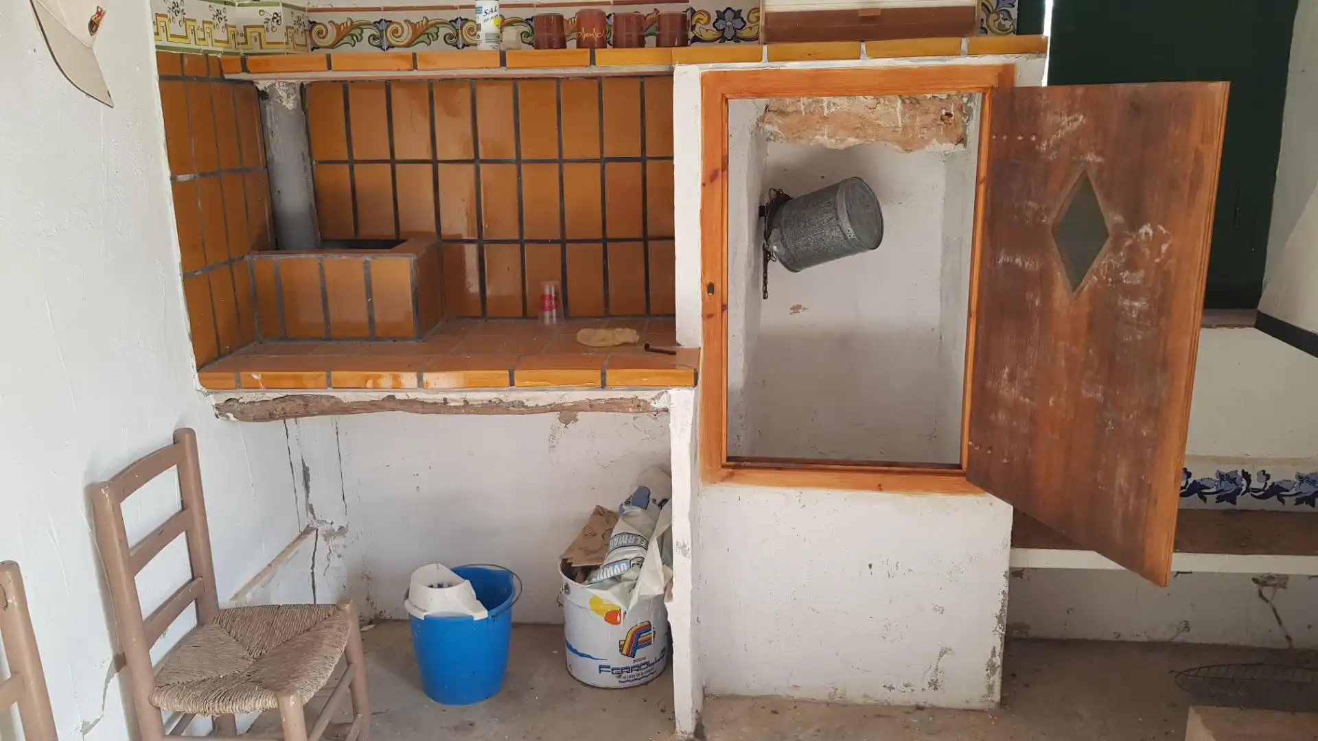 Cocina de Finca rústica en venta en Mas de Barberans