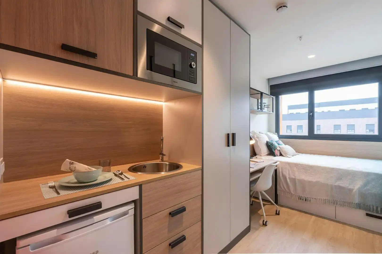 Schlafzimmer von Gebäude zur Miete in Barcelona