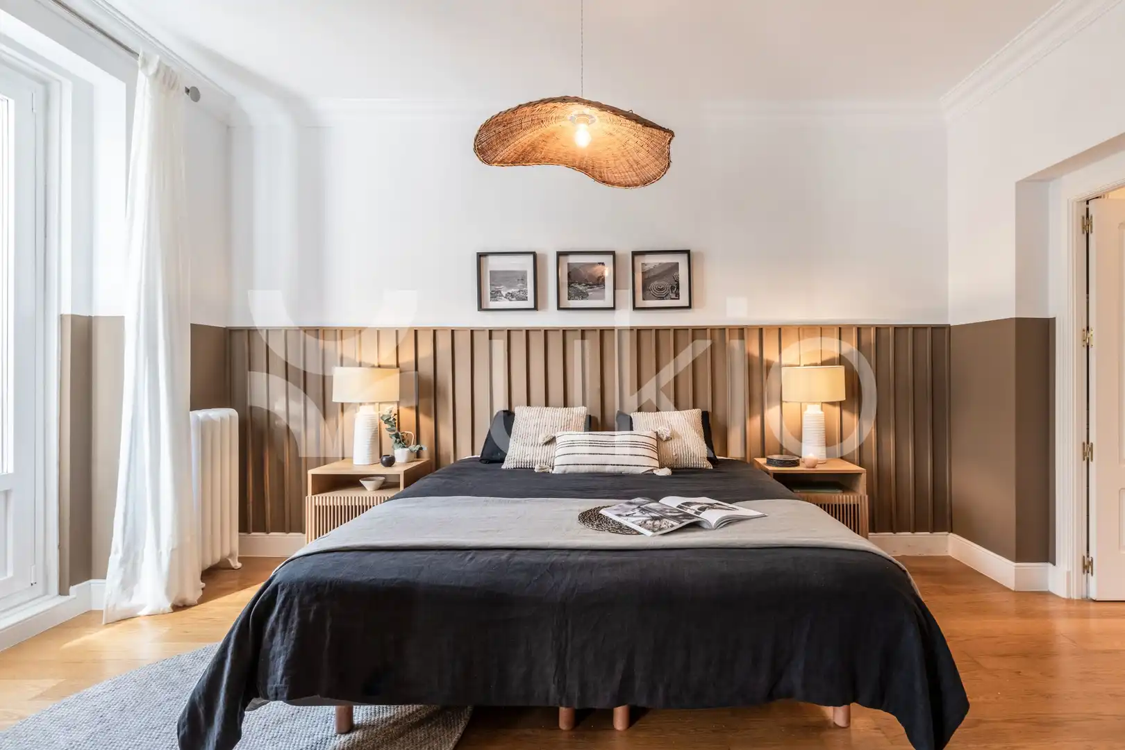 Bedroom of Flat for rent in Madrid  with Air Conditioner, Heating and Terrace