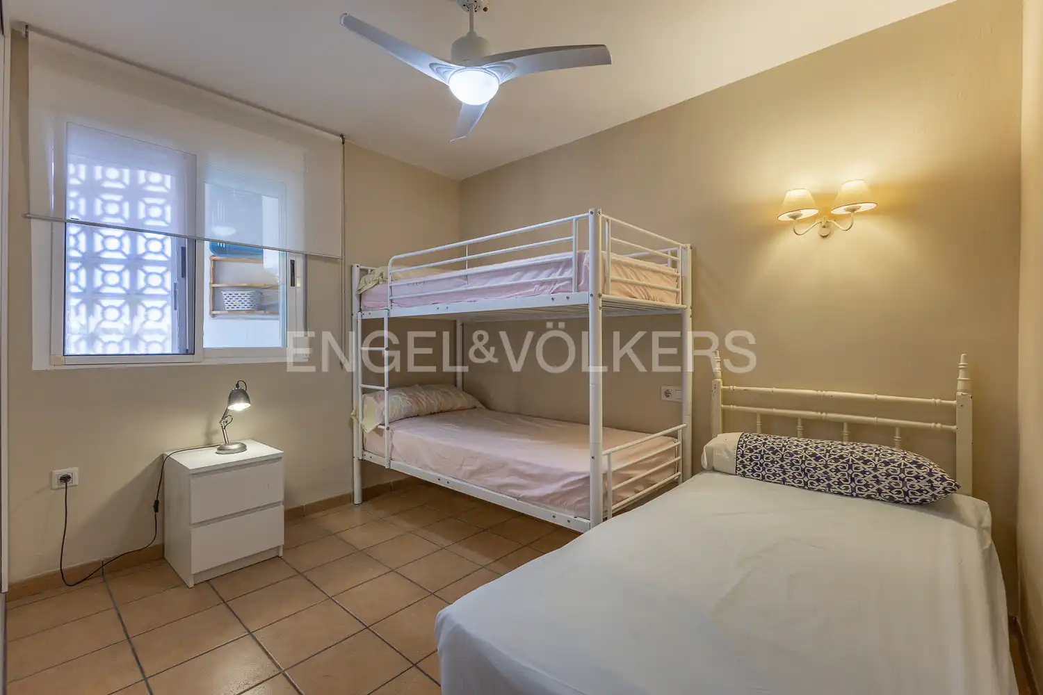 Bedroom of Flat for rent in Dénia  with Air Conditioner, Heating and Terrace