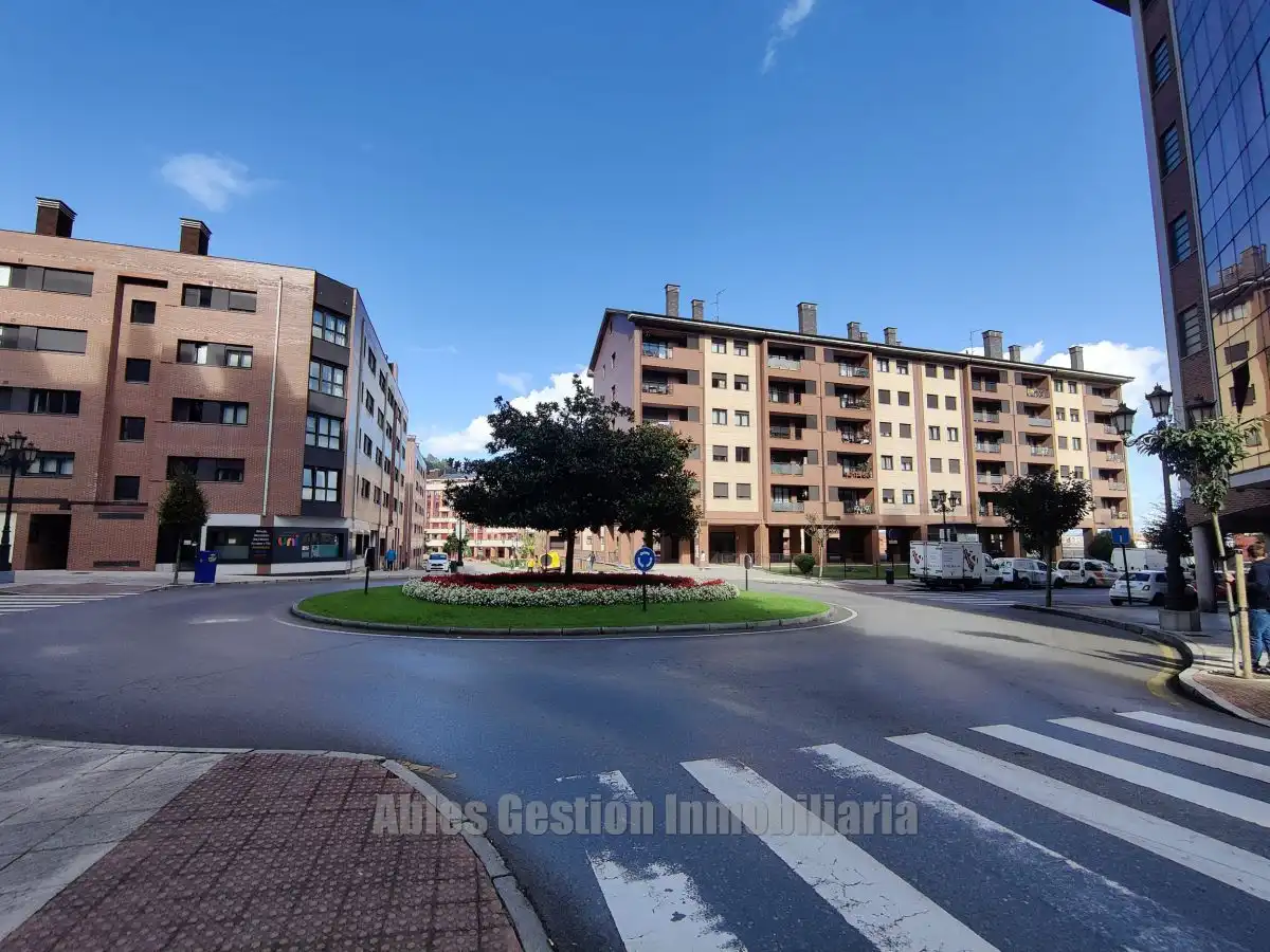 Vista exterior de Piso de alquiler en Oviedo  con Calefacción y Terraza