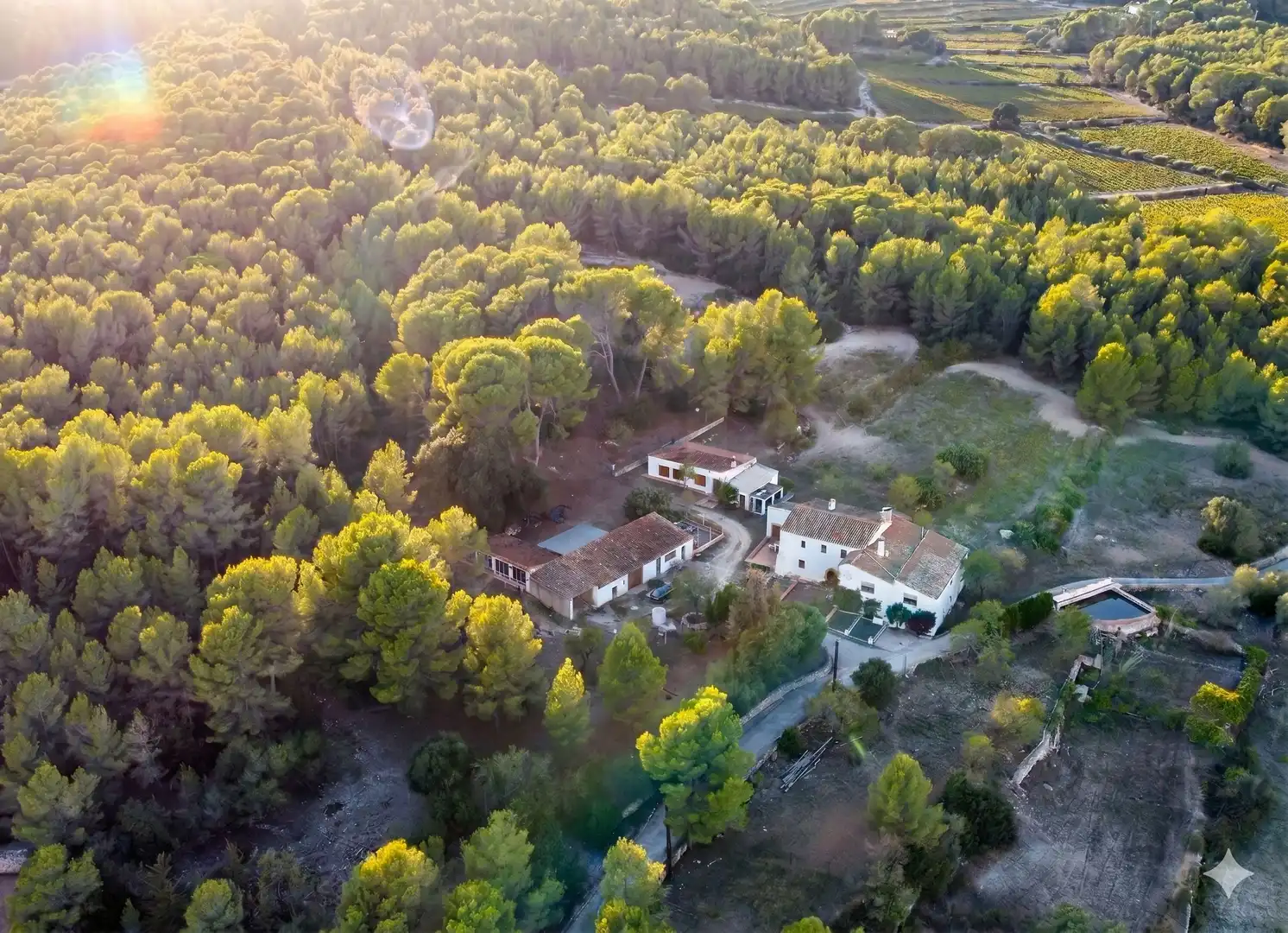 Casa rústica con piscina en venta en Puig Moltó - Can Macià