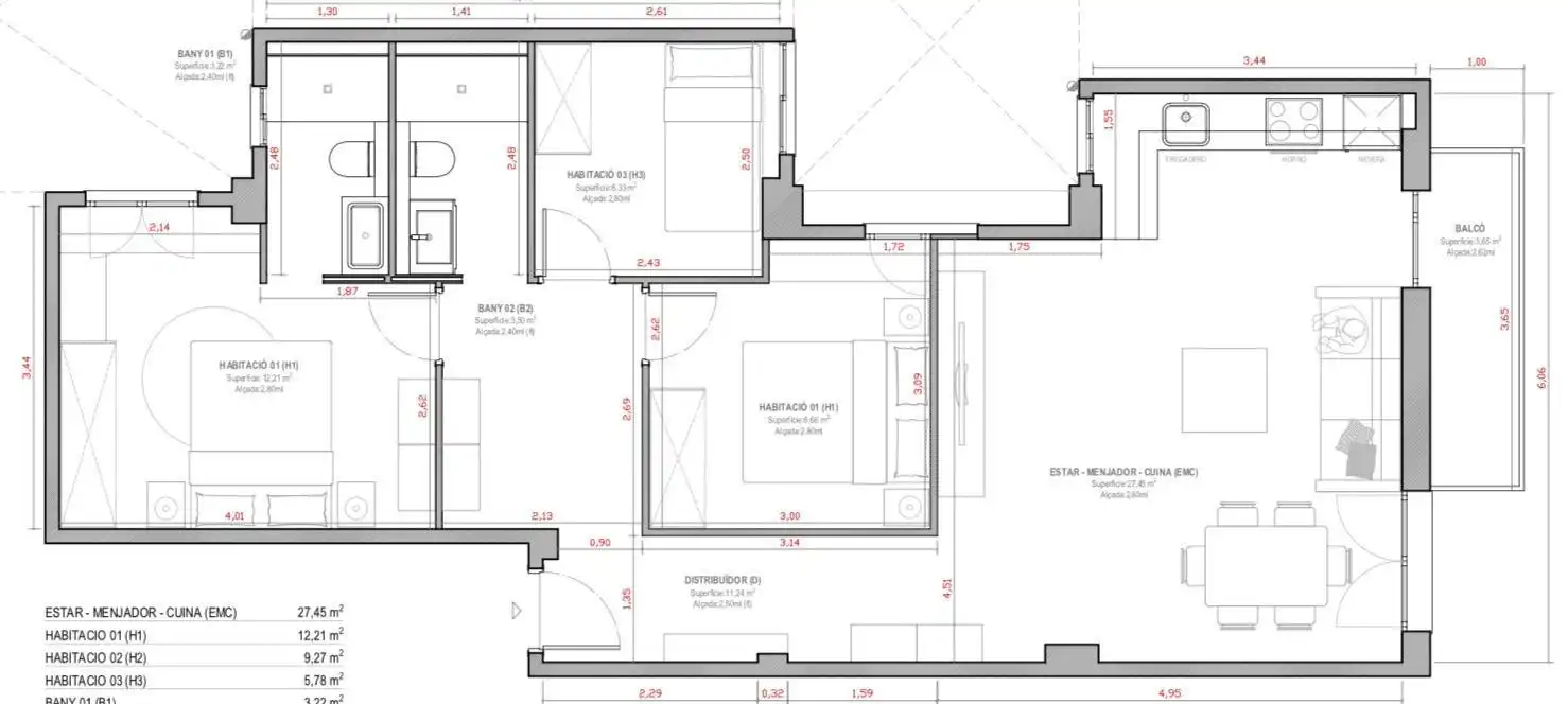 Piso con terraza en venta en Sants - Montjuïc, imagen 28
