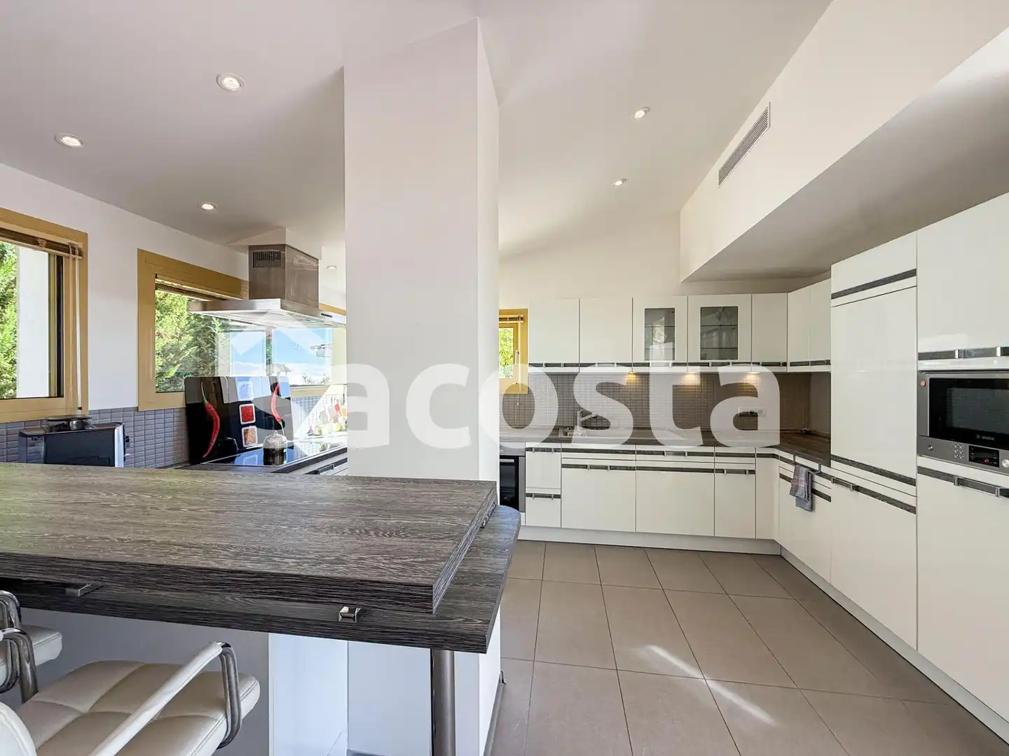 Cocina de Casa o chalet en venta en Blanes con Terraza, Piscina y Amueblado