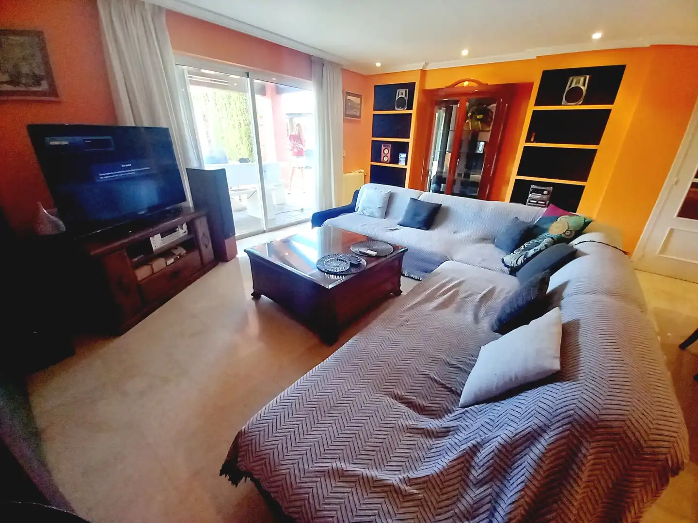 Sala de estar de Casa o chalet en venta en Benidorm con Aire acondicionado, Jardín privado y Terraza