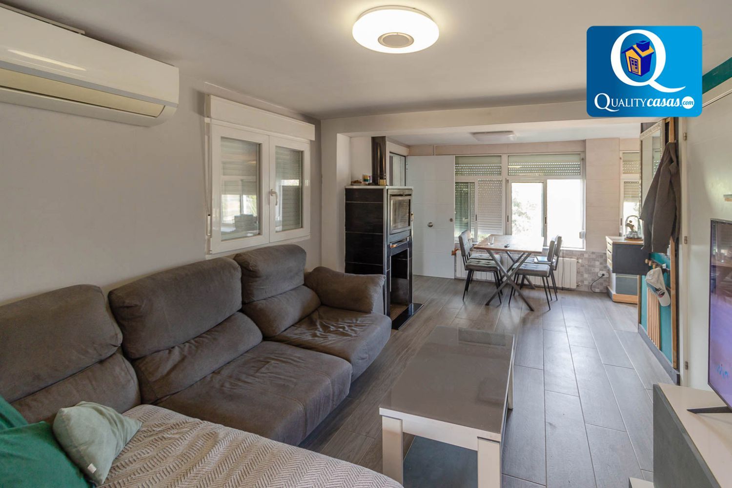 Living room of House or chalet for sale in Tibi  with Air Conditioner, Heating and Terrace