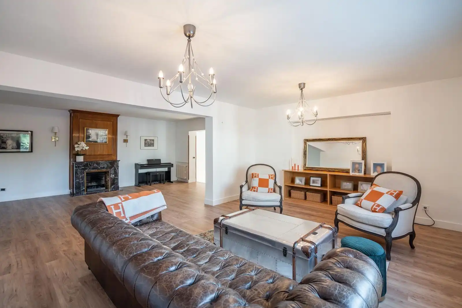 Sala de estar de Casa o chalet en venta en Las Rozas de Madrid con Aire acondicionado, Calefacción y Jardín privado