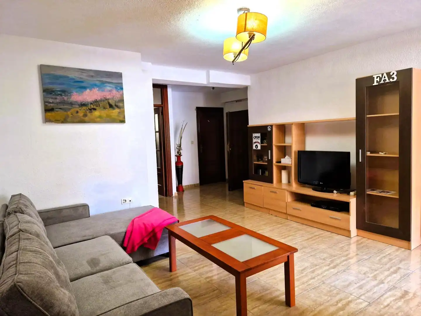 Sala de estar de Piso para compartir en Granada con Calefacción, Terraza y Amueblado