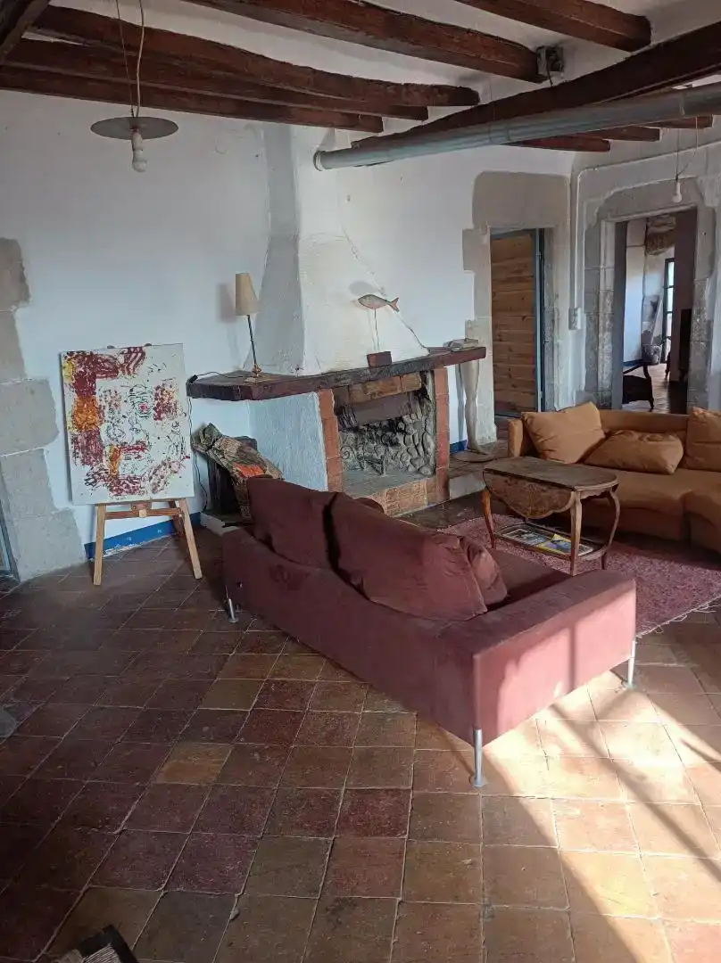 Living room of Country homes for rent in Borrassà  with Furnished, Oven and Washing machine