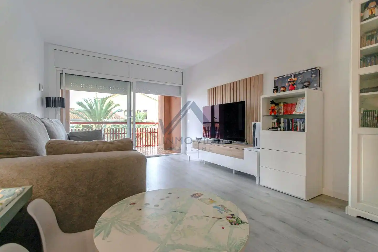 Sala de estar de Piso en venta en Mataró con Aire acondicionado y Terraza