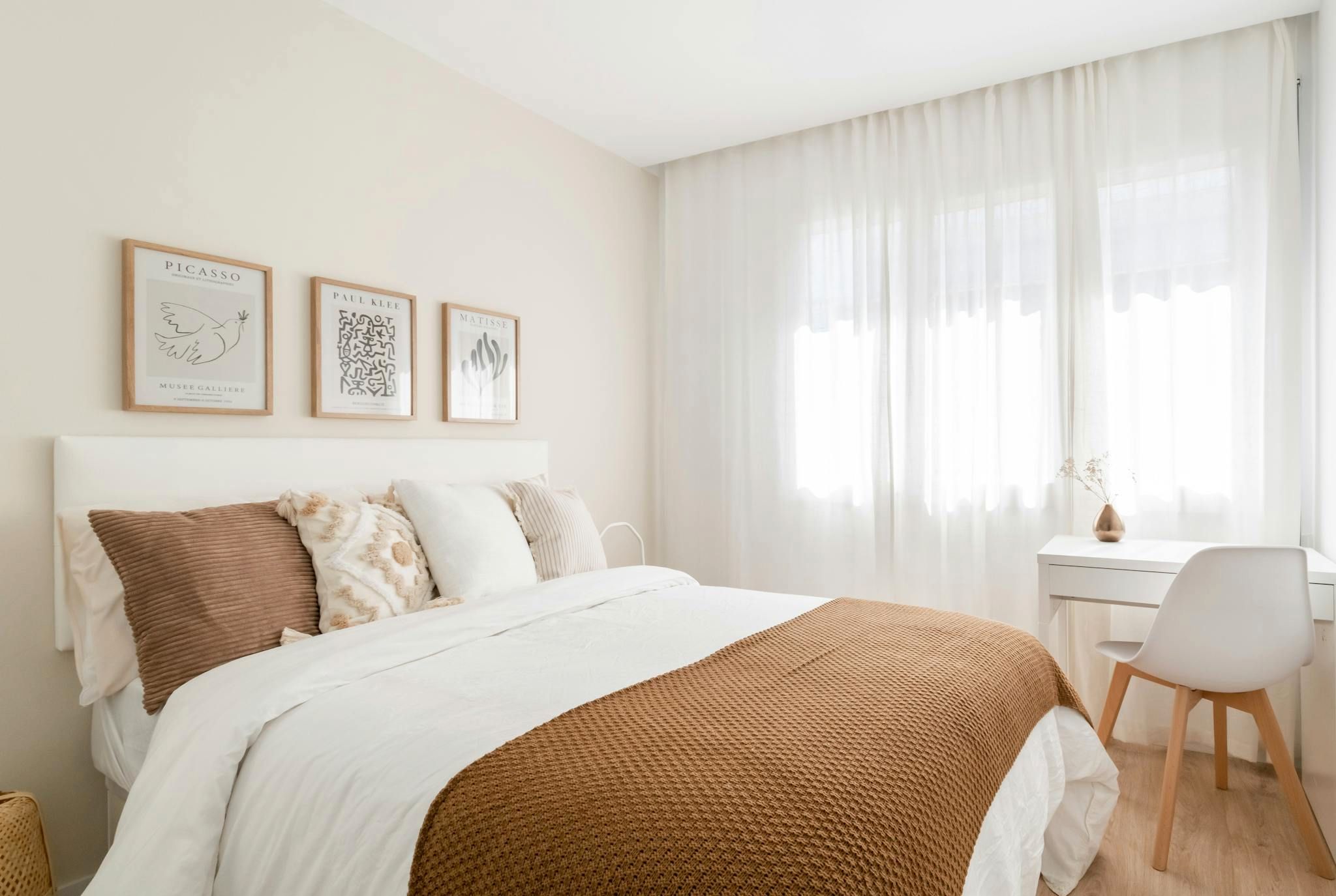 Schlafzimmer von Wohnung zur untervermieten in L'Hospitalet de Llobregat mit Heizung und Waschmaschine