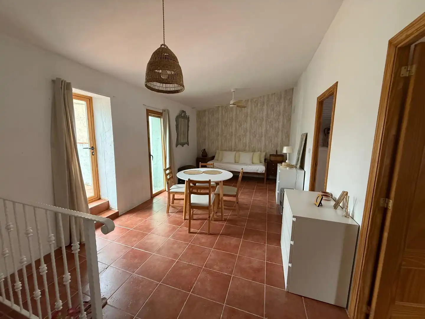 Esszimmer von Country house zum Verkauf in Barx mit Klimaanlage, Heizung und Terrasse
