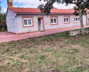 Exterior view of Single-family semi-detached for sale in Sobrado (A Coruña)  with Private garden and Storage room