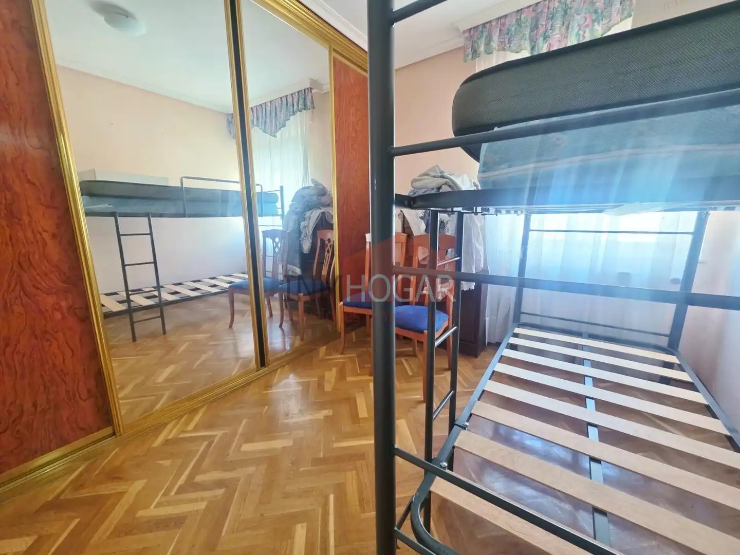 Bedroom of Flat for rent in Ávila  with Heating, Parquet flooring and Furnished