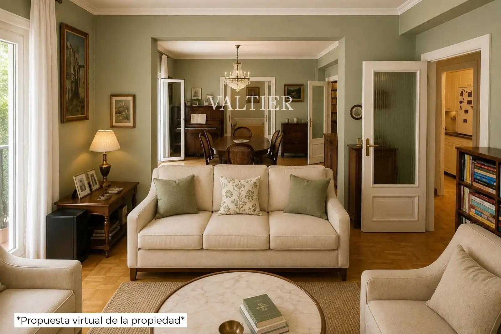 Flat with terrace for sale in Paseo de la Habana, imagen 2