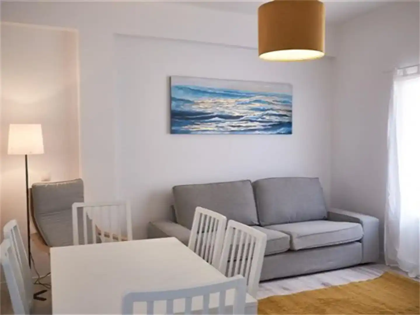 Sala de estar de Piso en venta en Benahadux con Parquet, Amueblado y Balcón
