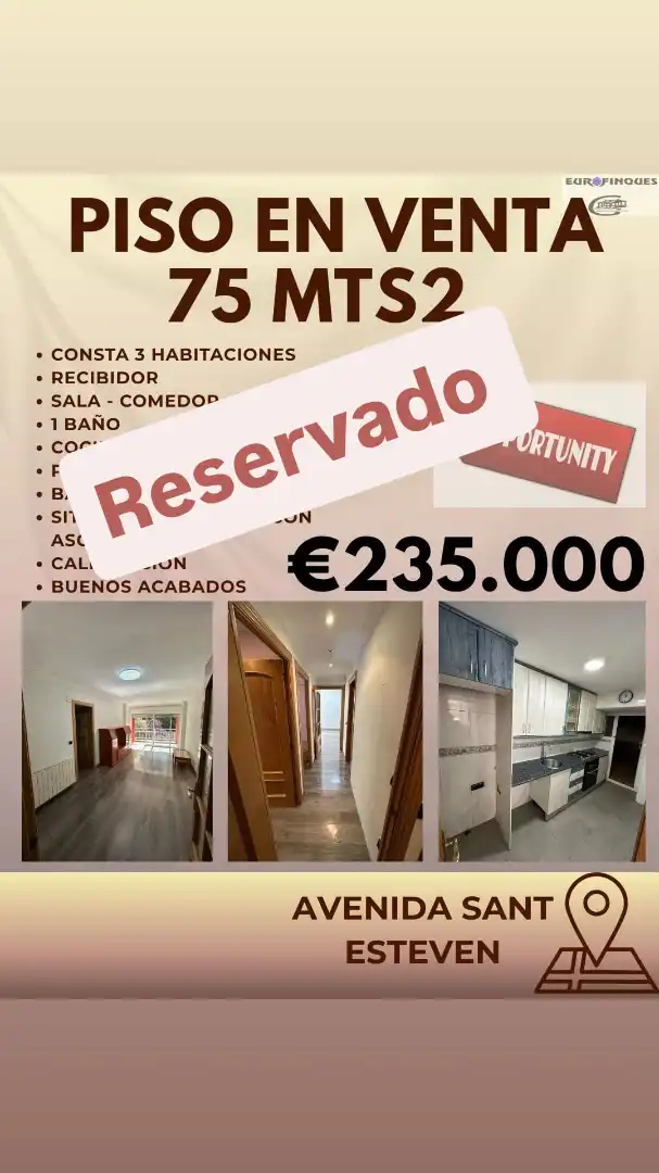 Wohnung zum Verkauf in Granollers mit Heizung, Balkon und Alarm