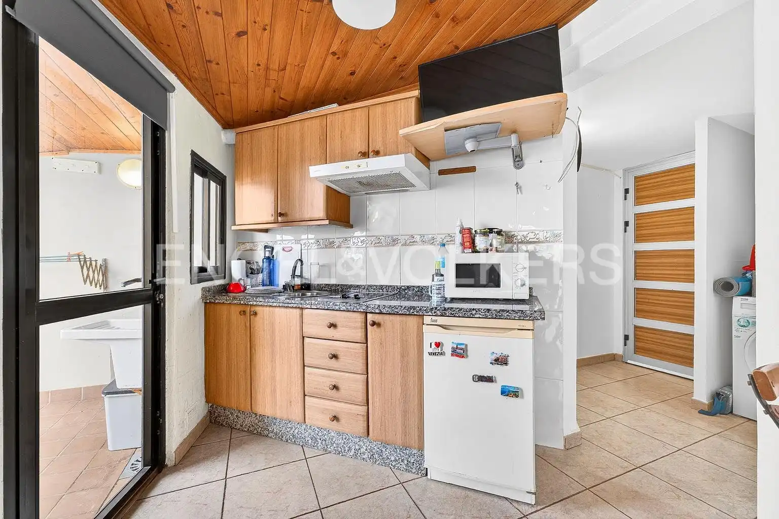 Kitchen of Flat for sale in Granadilla de Abona  with Furnished