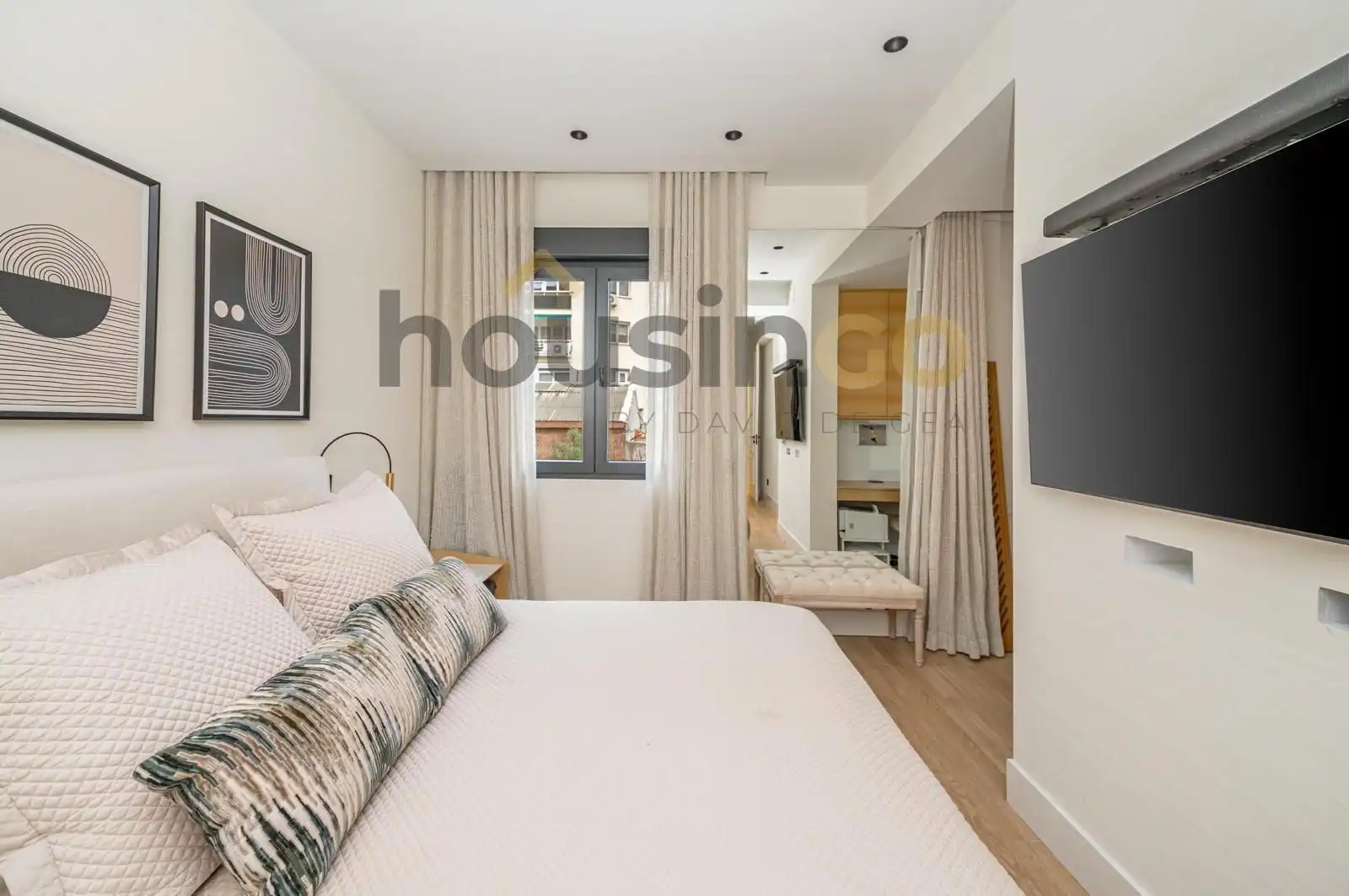 Schlafzimmer von Wohnung zum Verkauf in Madrid mit Heizung, Terrasse und Abstellraum