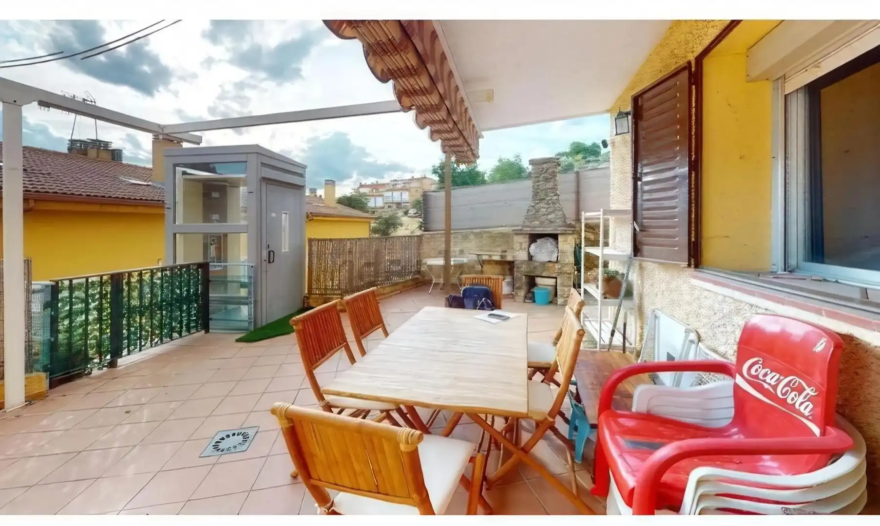 Terrasse von Haus oder Chalet zum Verkauf in El Molar (Madrid) mit Klimaanlage, Heizung und Privatgarten