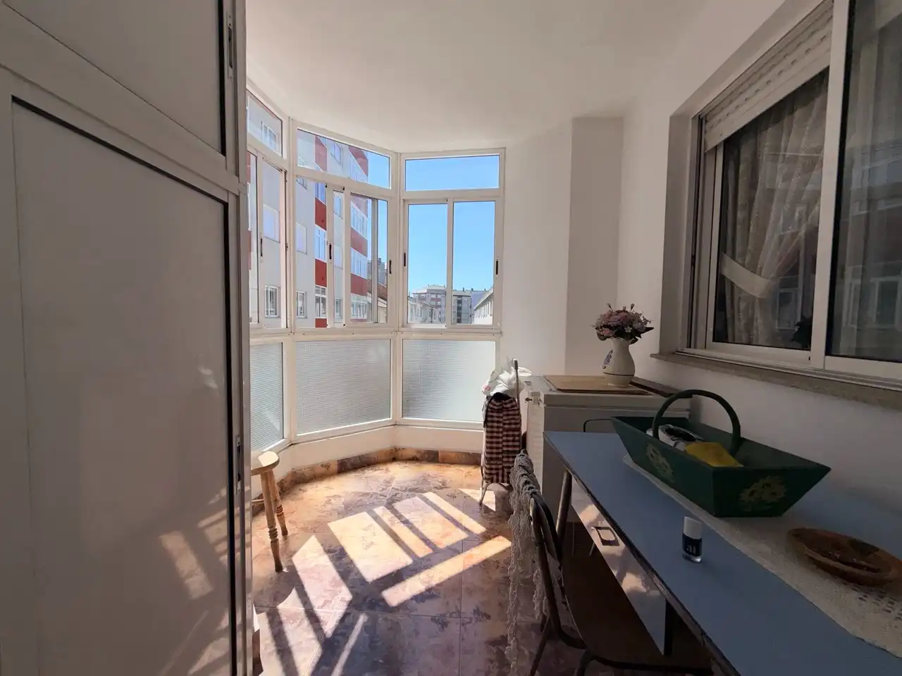 Balcony of Flat for sale in Lugo  with Heating, Terrace and Storage room