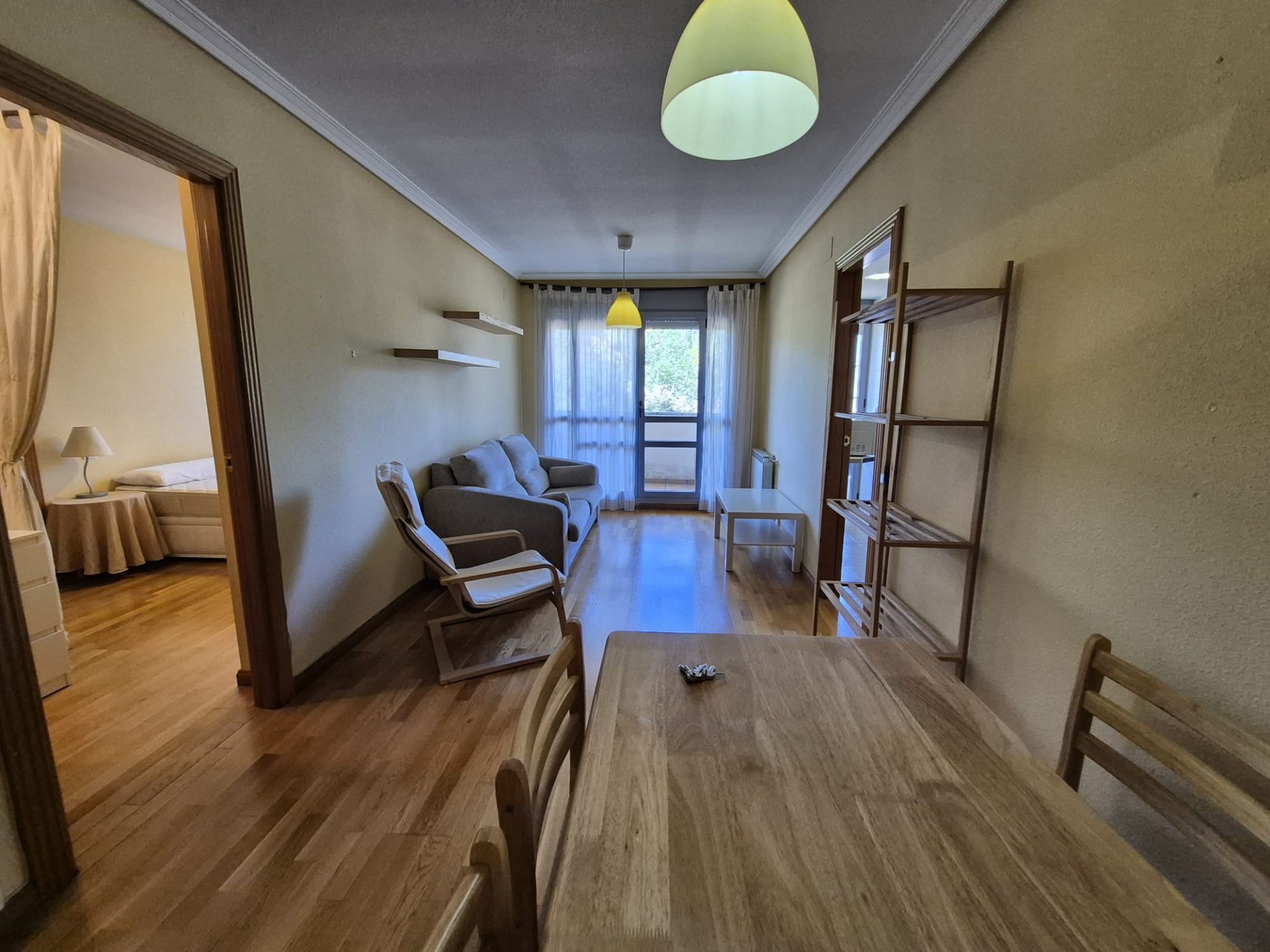 Living room of Apartment to rent in Ávila Capital  with Heating, Terrace and Furnished