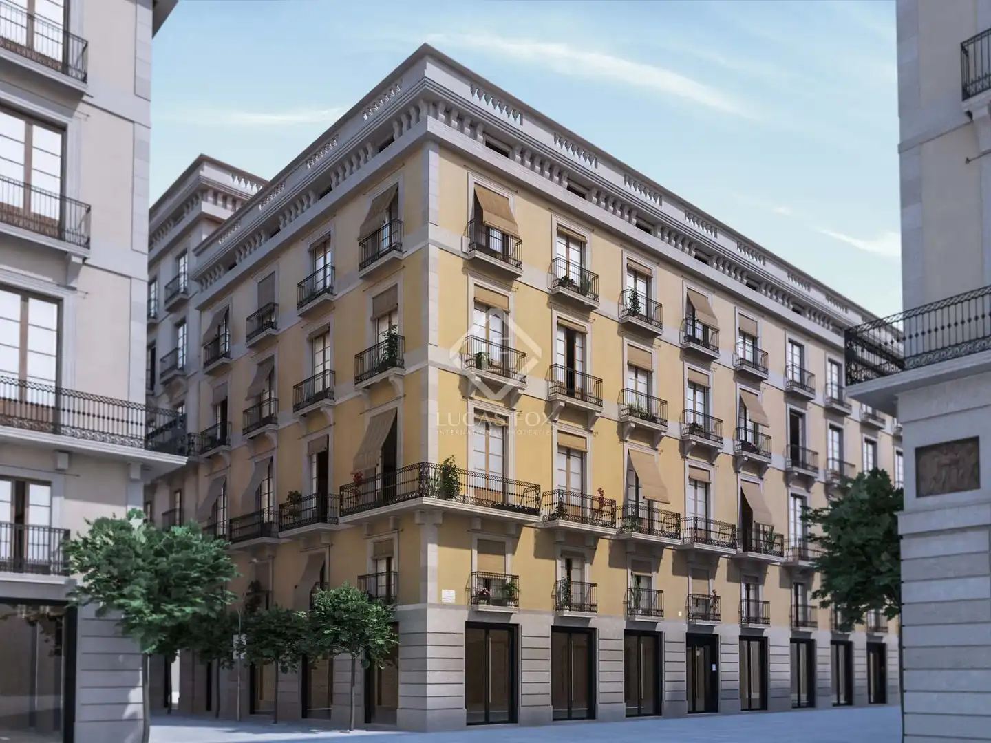 Außenansicht von Wohnung zum Verkauf in Barcelona mit Klimaanlage, Heizung und Möbliert