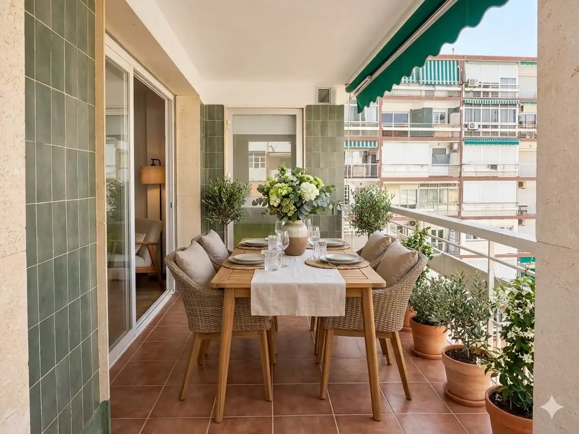 Terraza de Ático en venta en Torremolinos con Aire acondicionado, Calefacción y Terraza