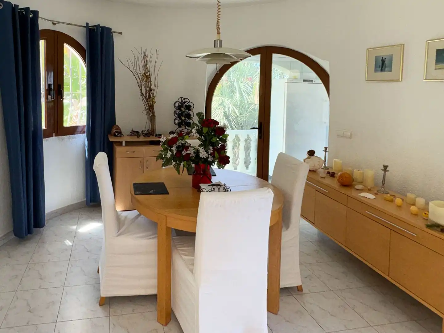 Comedor de Casa o chalet en venta en Dénia con Aire acondicionado, Calefacción y Jardín privado