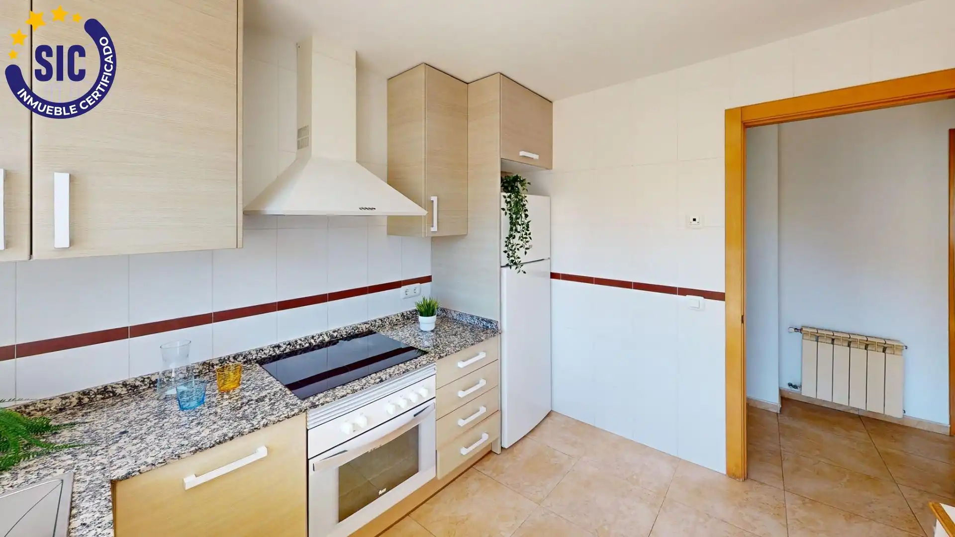 Küche von Wohnung zum Verkauf in Almazora / Almassora mit Heizung und Balkon