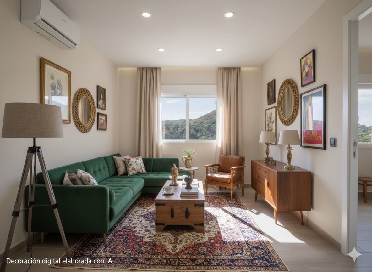 Sala d'estar de Apartament en venda en  Barcelona Capital amb Calefacció